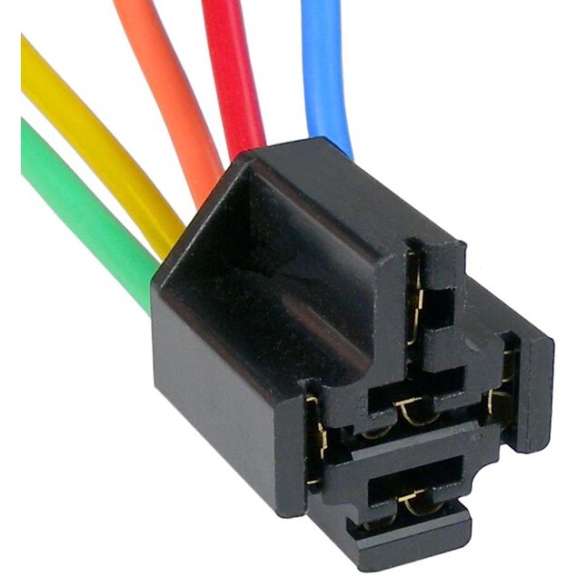 Pico 5653PT  Flasher Mini Relay Five Lead Wiring Pigtail 5-14ga Leads Compatible with GM and Universal Heavy Duty Vehicles
