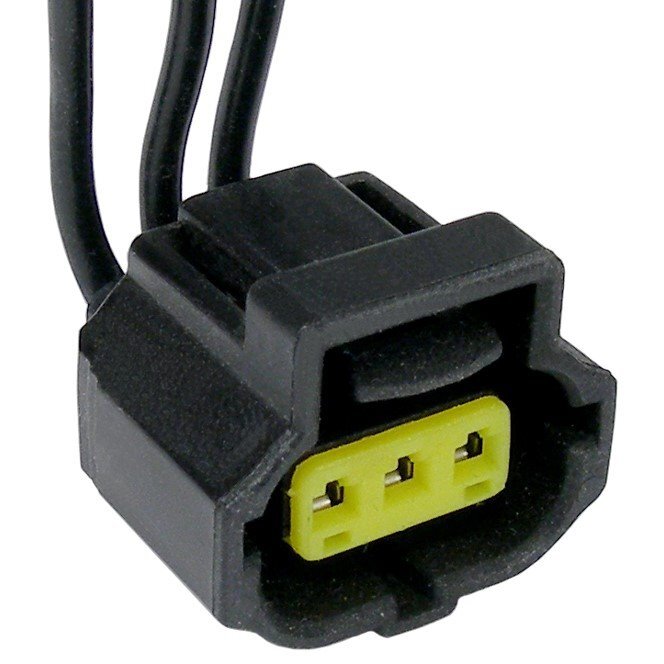 Pico 5716A  Alternator Three Lead Wiring Pigtail - Black Housing 3-14ga Leads (1U2Z-14S411-TA) Compatible with Ford Vehicles 1996-On - 25 per Package