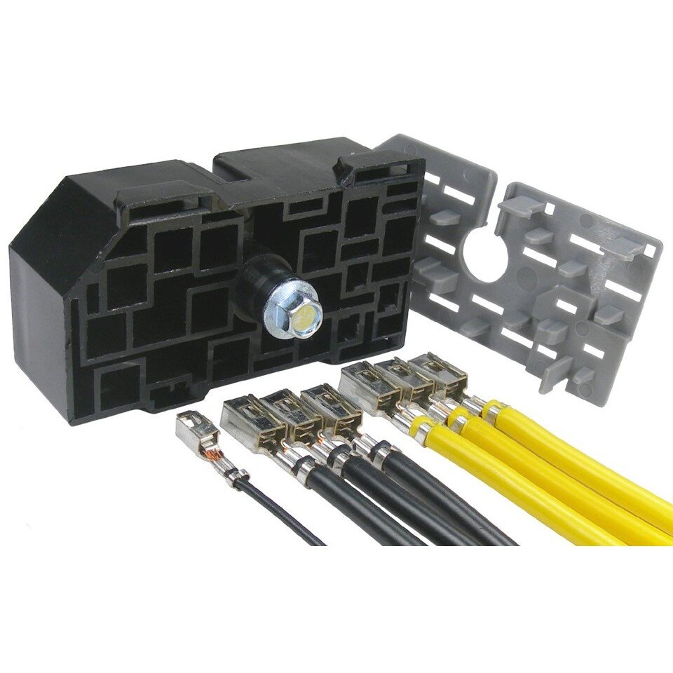 Pico 5763A  Ignition Switch Harness Repair Kit Seven Lead Wiring Pigtail 3-10ga 3-12ga 1-20ga Leads Compatible with Ford Vehicles 1990-On - 25 Sets per Package