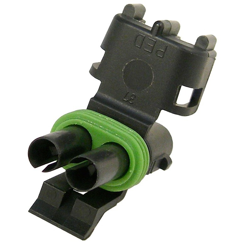 Pico 5863G  Replacement Two Cavity Tower Housing Compatible with Weatherpack Connector (12015792) 50 per Package