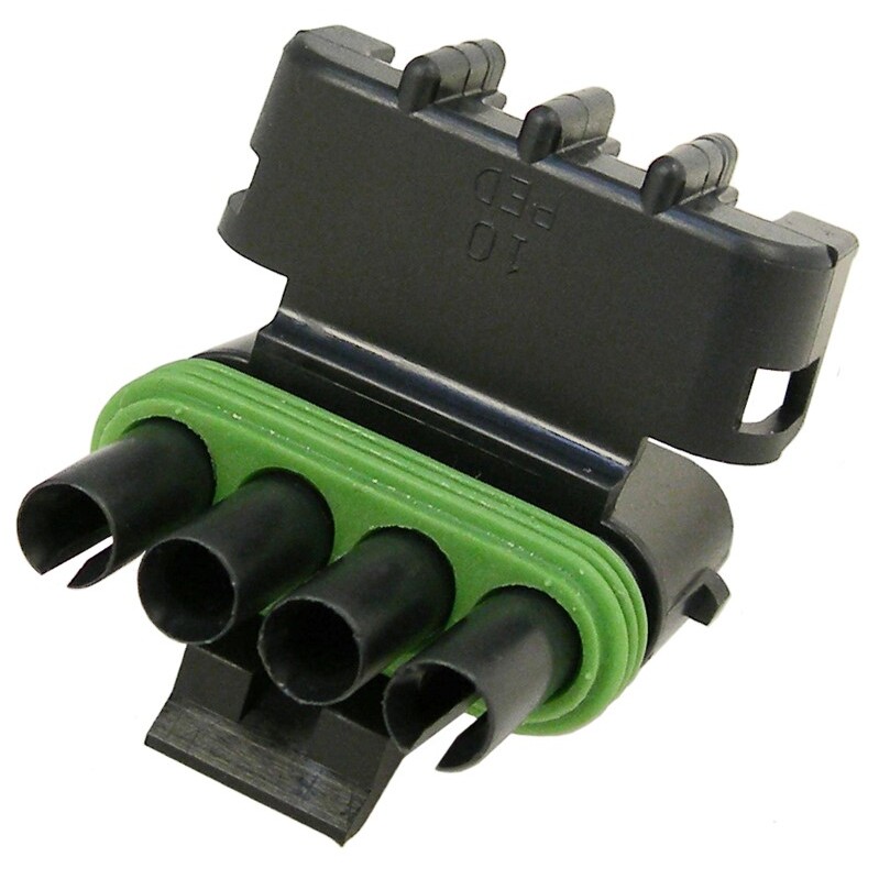 Pico 5868PT  Replacement Four Cavity Tower Housing Compatible with Weatherpack Connector (12015797) 1 per Package
