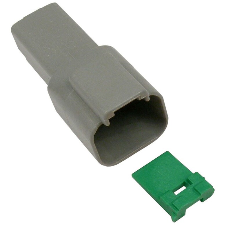 Pico 5990PT Replacement 2-Way Female Housing and Wedge Set Compatible with Deutsch / Wedgelock Connector - 1 Set per Package Pico 5990PT Replacement 2-Way Female Housing and Wedge Set Compatible with Deutsch / Wedgelock Connector - 1 Set per Package