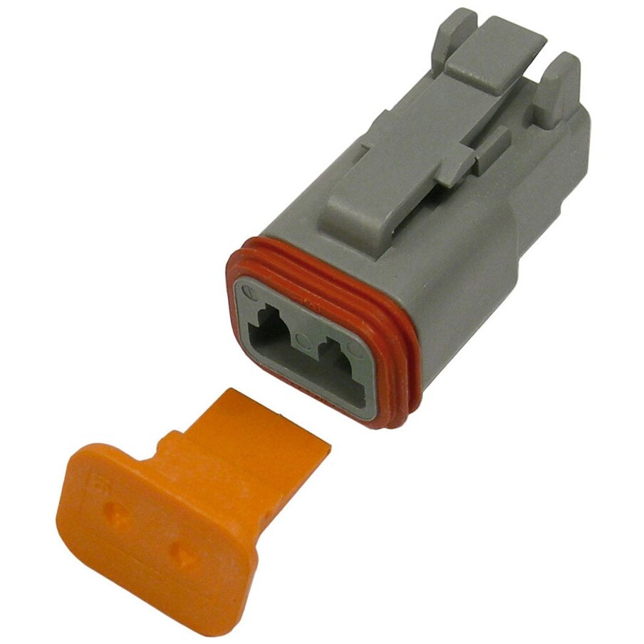 Pico 5991PT  Replacement 2-Way Male Housing and Wedge Set Compatible with Deutsch / Wedgelock Connector - 1 Set per Package
