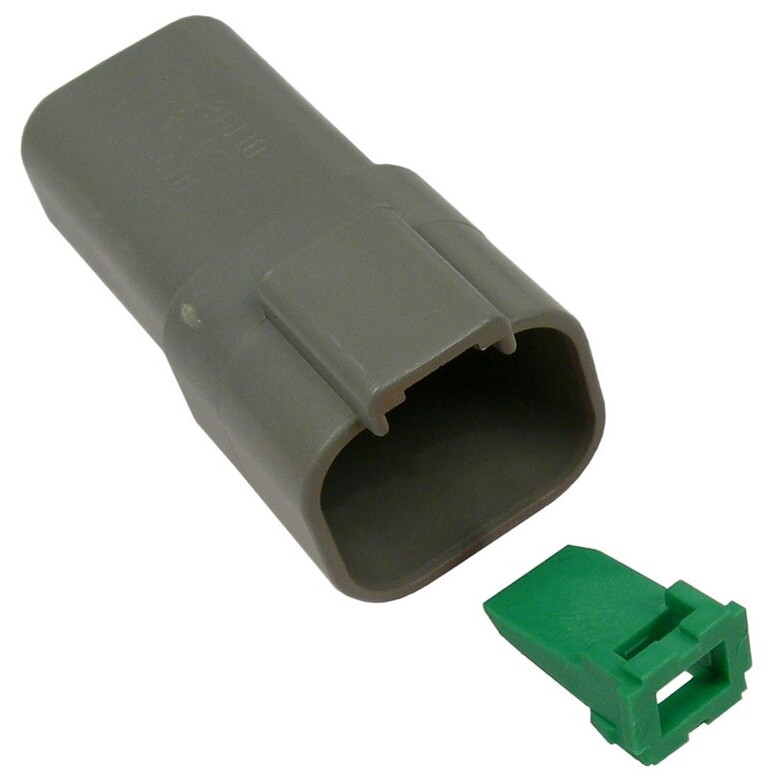 Pico 5994A  Replacement 4-Way Female Housing and Wedge Set Compatible with Deutsch / Wedgelock Connector - 100 Sets per Package