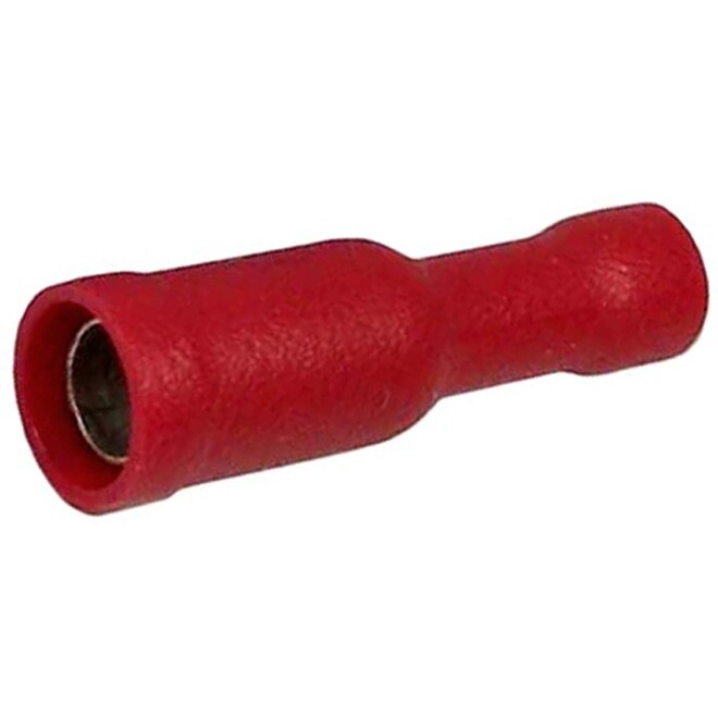 Pico 1168A  22-16 AWG (Red) 0.157" Vinyl Insulated Electrical Wiring Bullet Receptacle 500 Per Package