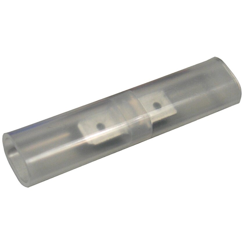 Pico 1257PT  16-14 AWG Electrical Wiring Clear Vinyl Insulation Double 0.250" Tab Quick Connector Receptacle 10 Per Package