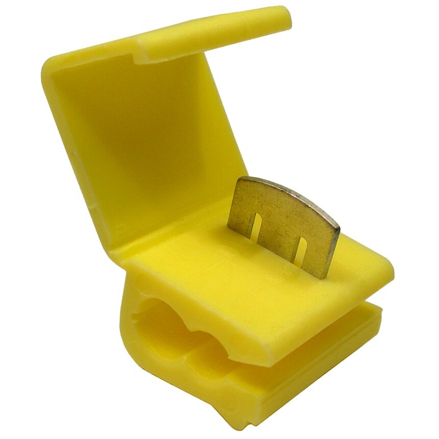 Pico 1562A  12-10 AWG (Yellow) Electrical Wiring Hot Line Quick Splice / Tap-In 100 Per Package