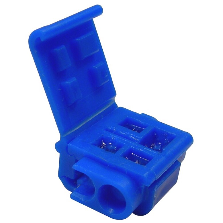 Pico 1565H  18-14 AWG (Blue) Weather Proof Electrical Wiring Hot Line Quick Splice / Tap-In Gel-Filled 3 Per Package