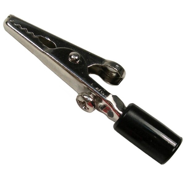 Pico 1571PT  2" Black Insulated Alligator Test Clips w/Screw 15 Per Package