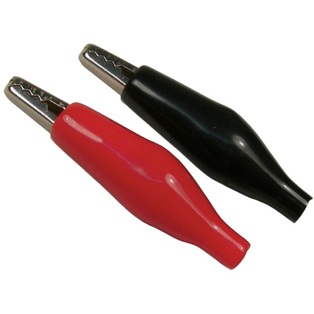 Pico 1584PT  5 AMP Mini Test Clips with Red and Black Insulated Boots 3 Sets Per Package