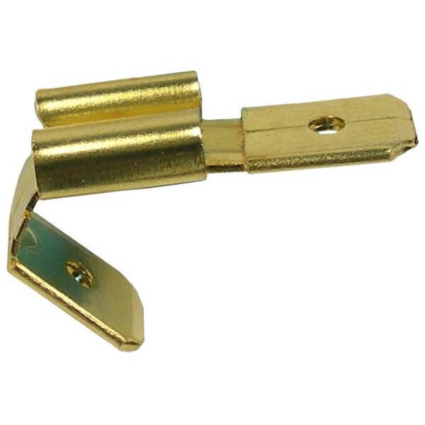 Pico 1591A  Electrical Wiring 0.250" Tab Brass Double Male/Female Quick Connect Adapter 500 Per Package