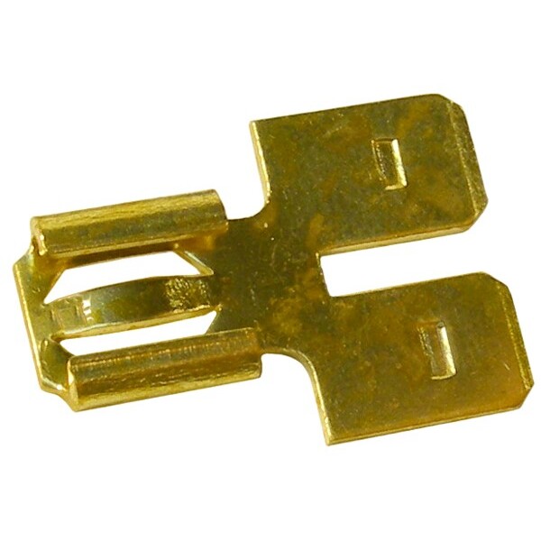 Pico 1594A  Electrical Wiring 0.250" Tab Brass Double Male/Female Quick Connect Flat "Y" Adapter 1000 Per Package