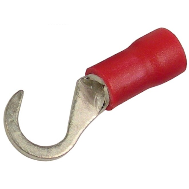 Pico 1744PT  22-16 AWG(Red)  Flared Vinyl Insulated Electrical Wiring #8 Hook Terminals 100 Per Package