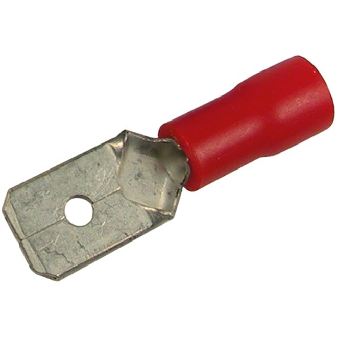 Pico 1750D  22-16 AWG(Red)  Flared Vinyl Insulated Electrical Wiring 0.110" Male Tab Quick Connect Terminal 10 Per Package