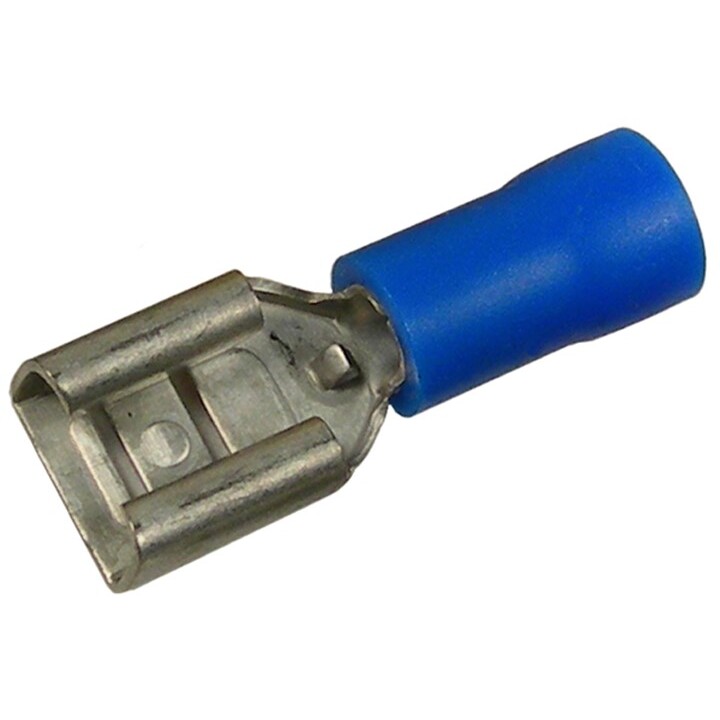 Pico 1849PT  16-14 AWG(Blue)  Flared Vinyl Insulated Electrical Wiring 0.110" Tab Female Quick Connect Receptacle Terminal 100 Per Package