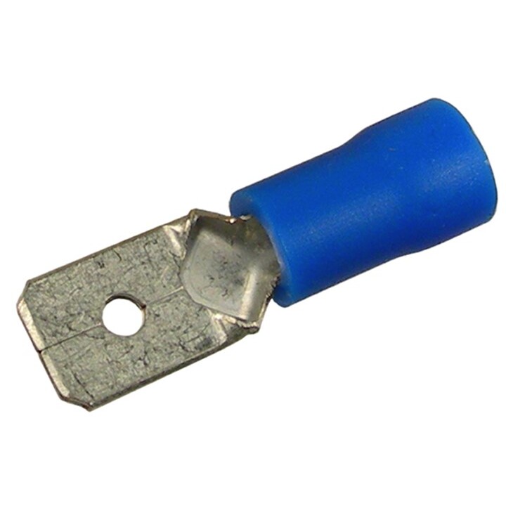 Pico 1856A  16-14 AWG(Blue)  Flared Vinyl Insulated Electrical Wiring 0.250" Male Tab Quick Connect Terminal 1000 Per Package
