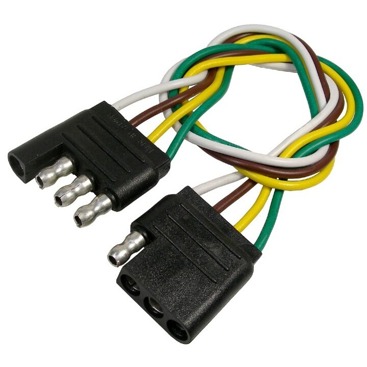 Pico 1873A  4-Way Trailer Electrical Connector 12" Male and Female 50 Per Package