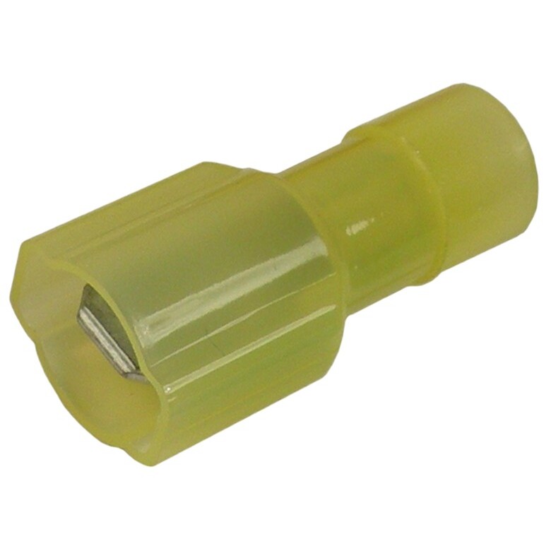 Pico 1964A  12-10 AWG(Yellow)  Nylon Fully Insulated Electrical Wiring 0.250" Male Tab Quick Connect Terminal 500 Per Package