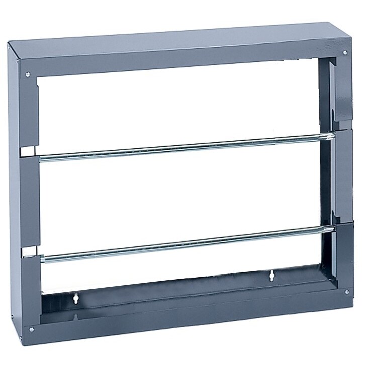 Pico 0021A  Empty 2 Rod Wire Spool Metal Storage / Dispenser Rack 26" wide x 18" tall x 6" deep