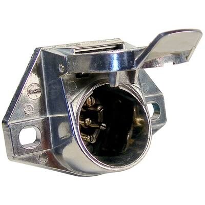 Pico 0709PT Metal 7-Pole 40 Amp Female Socket Electrical Connector with Locking Cover Pico 0709PT Metal 7-Pole 40 Amp Female Socket Electrical Connector with Locking Cover