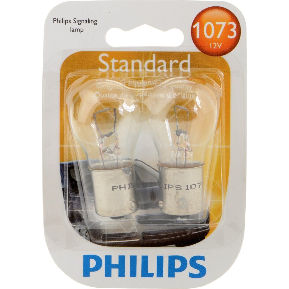 Philips 1073  Standard Miniature Bulbs - 2 Bulbs per Package (1073B2)