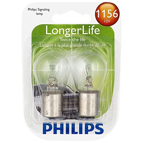 Philips 1156LL  LongerLife Miniature Bulbs - 2 Bulbs per Package (1156LLB2)