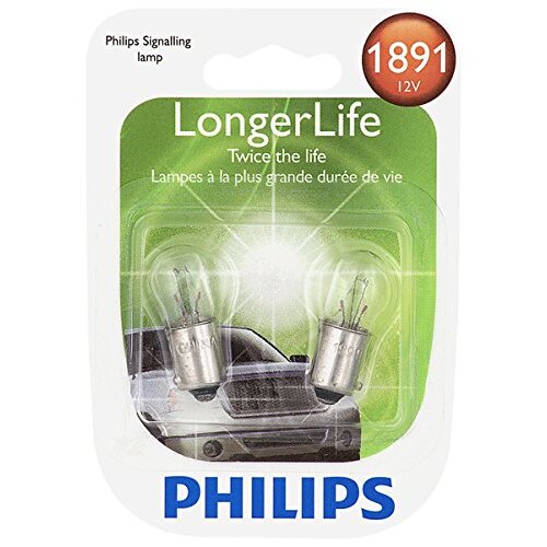 Philips 1891LL  LongerLife Miniature Bulbs - 2 Bulbs per Package (1891LLB2)
