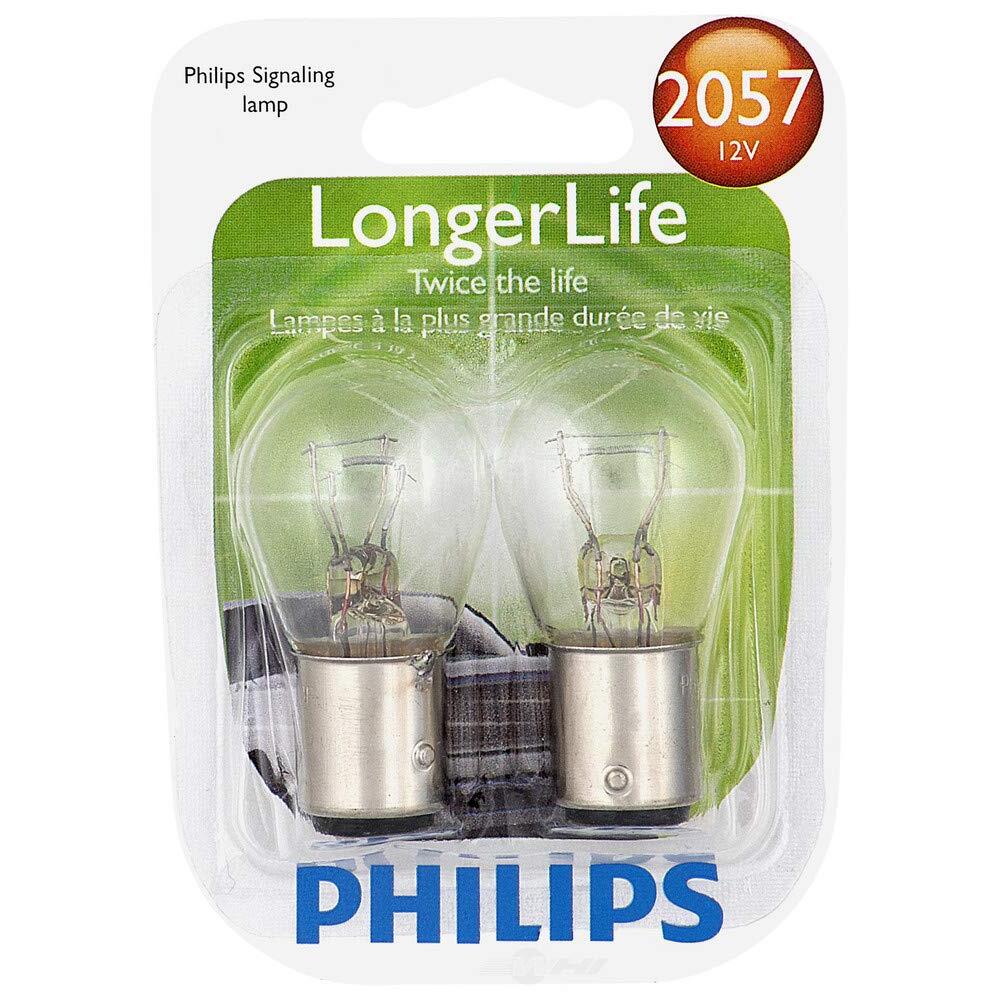 Philips 2057LL  LongerLife Miniature Bulbs - 2 Bulbs per Package (2057LLB2)