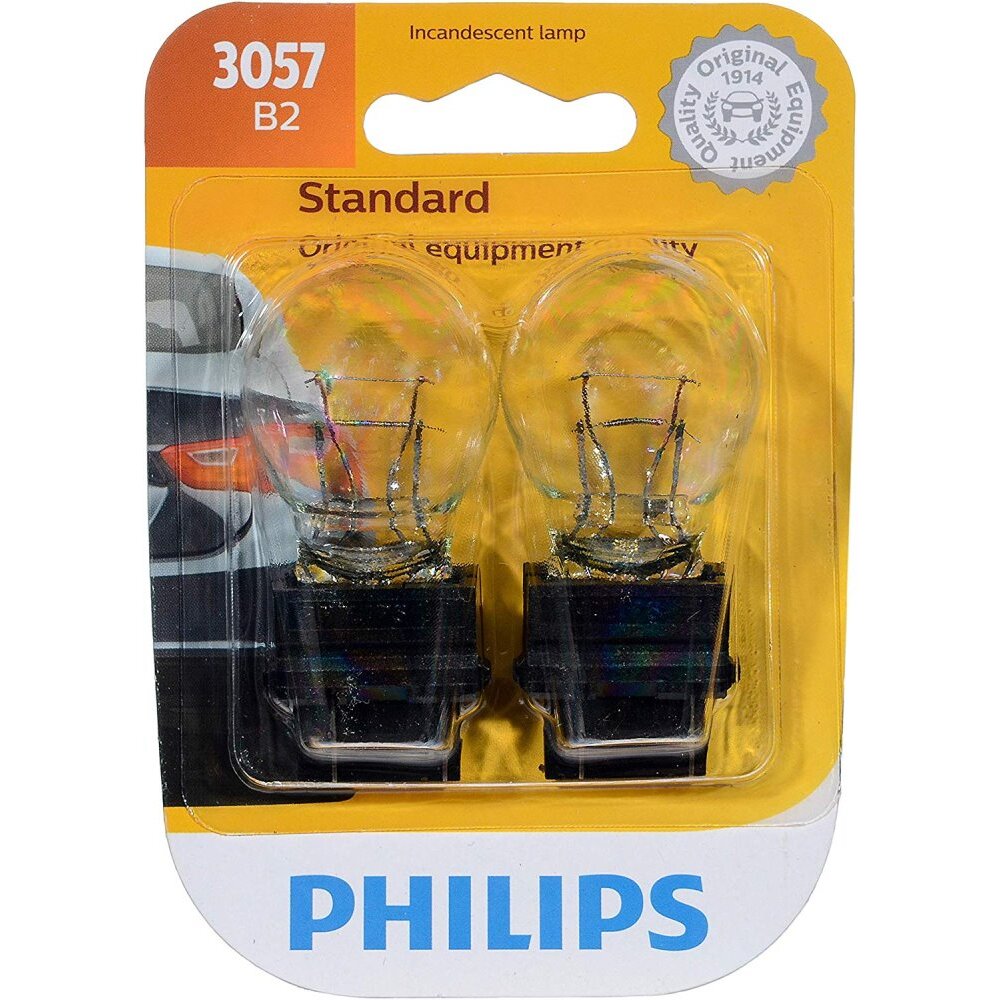 Philips 3057  Standard Miniature Bulbs - 2 Bulbs per Package (3057B2)