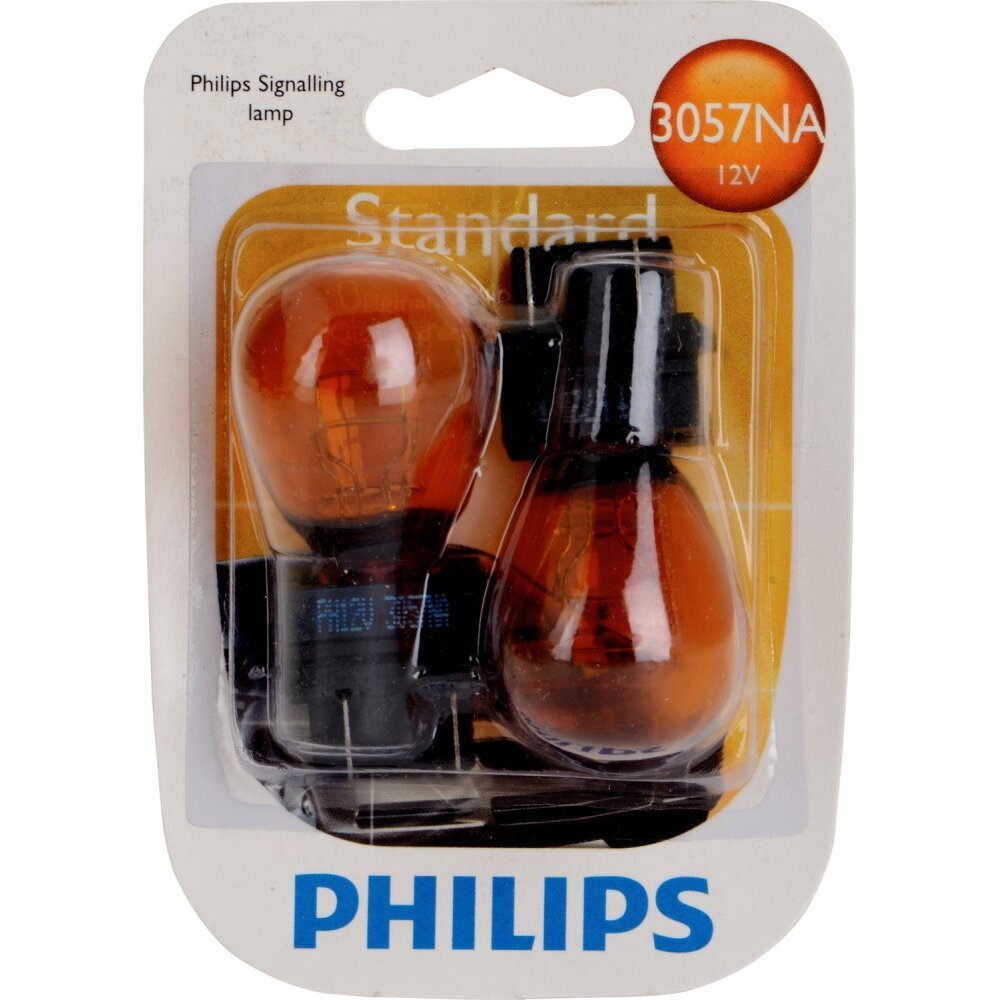 Philips 3057NA  Standard Miniature Bulbs - Natural Amber - 2 Bulbs per Package (3057NAB2)