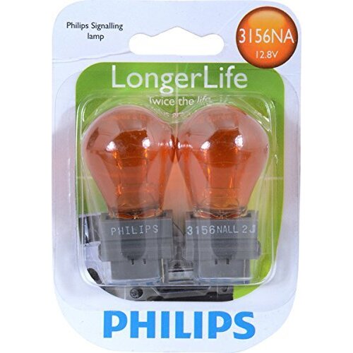 Philips 3156NALL  LongerLife Miniature Bulbs - Natural Amber - 2 Bulbs per Package (3156NALLB2)