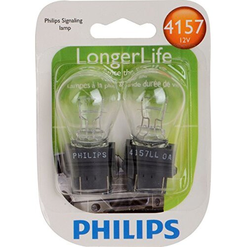 Philips 4157LL LongerLife Miniature Bulbs - 2 Bulbs per Package (4157LLB2) Philips 4157LL LongerLife Miniature Bulbs - 2 Bulbs per Package (4157LLB2)