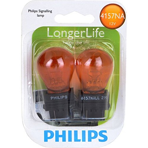 Philips 4157NALL  LongerLife Miniature Bulbs - 2 Bulbs per Package (4157NALLB2)