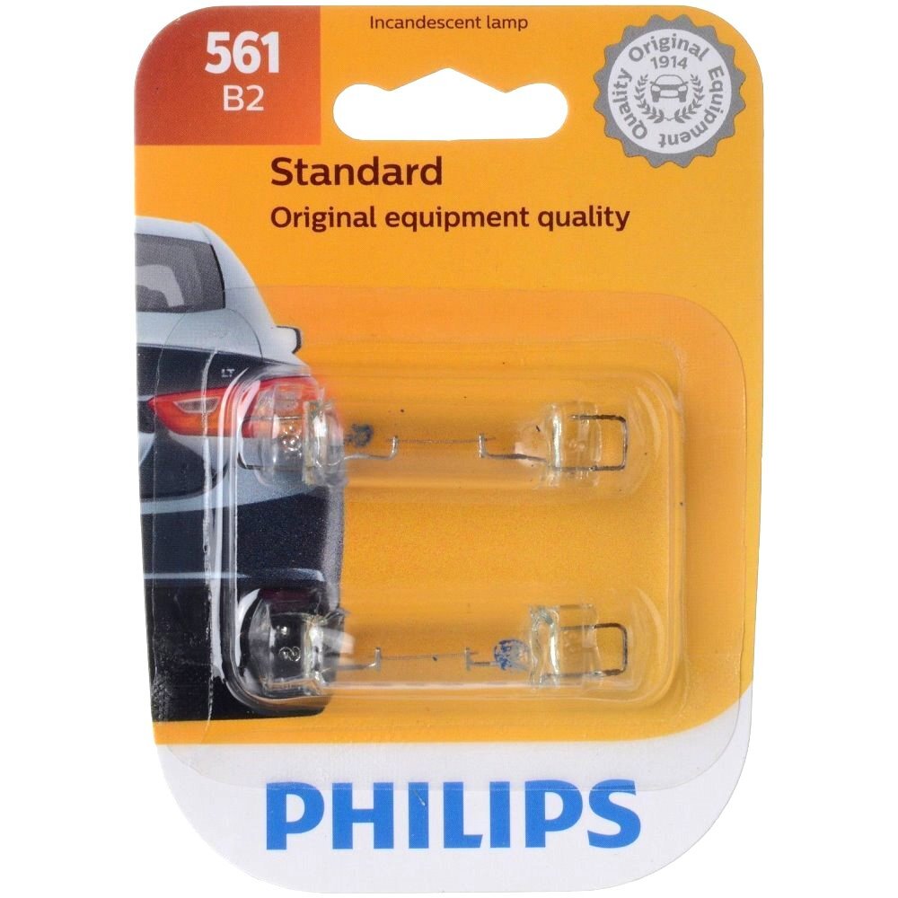 Philips 561  Standard Miniature Bulbs - 2 Bulbs per Package (561B2)