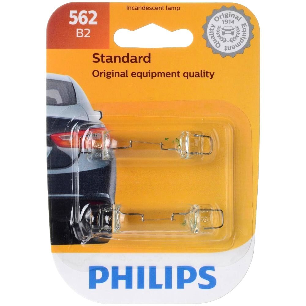 Philips 562  Standard Miniature Bulbs - 2 Bulbs per Package (562B2)