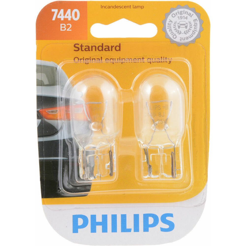 Philips 7440 Standard Miniature Bulbs - 2 Bulbs per Package (7440B2) Philips 7440 Standard Miniature Bulbs - 2 Bulbs per Package (7440B2)