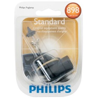 Philips 898  Standard Halogen Replacement Front Fog / Driving Light Bulb - 1 per Package (898B1)