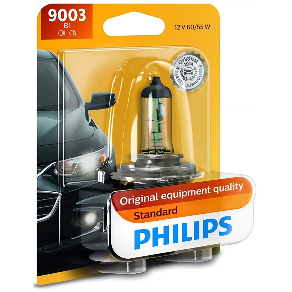 Philips 9003 Standard Halogen Replacement Headlight Bulb - 1 per Package (9003B1) Philips 9003 Standard Halogen Replacement Headlight Bulb - 1 per Package (9003B1)