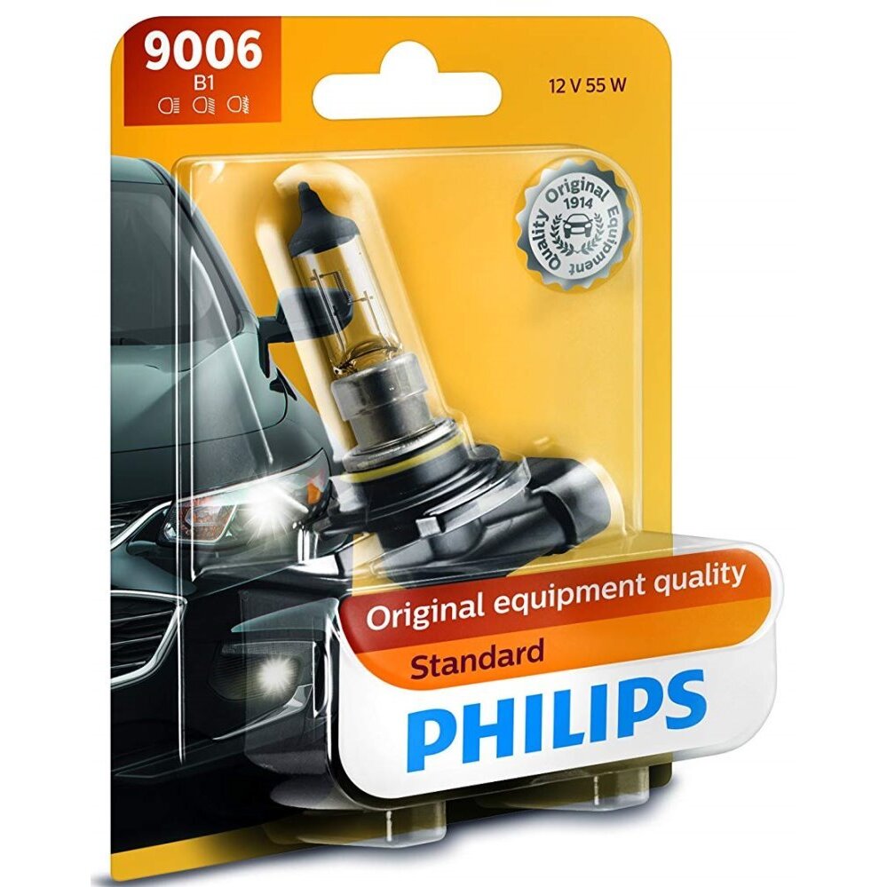 Philips 9006  Standard Halogen Replacement Headlight Bulb - 1 per Package (9006B1)