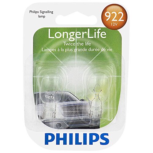 Philips 922LL  LongerLife Miniature Bulbs - 2 Bulbs per Package (922LLB2)