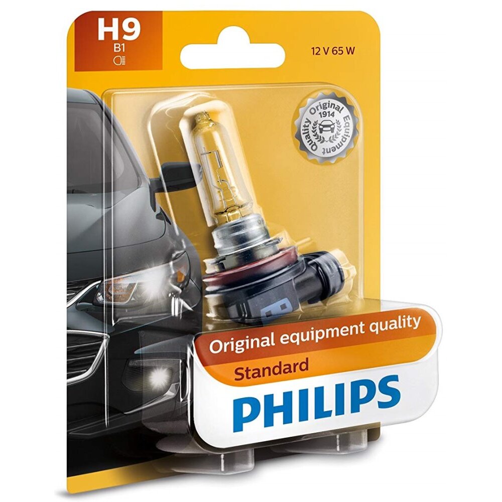 Philips H9  Standard Halogen Replacement Headlight Bulb - 1 per Package (H9B1) (12361B1)