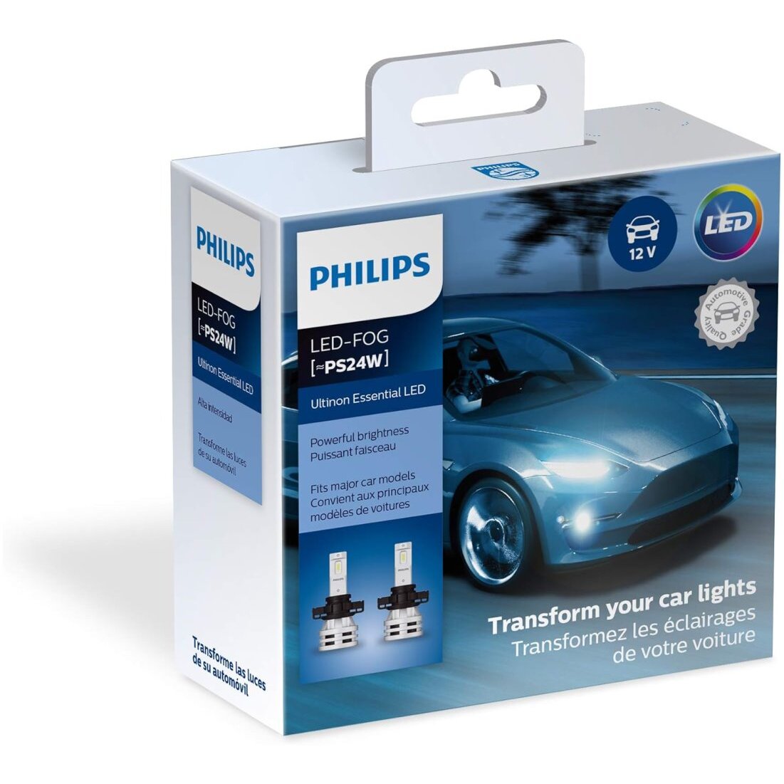 PhilipsPS24W Ultinon Essential LED Fog Lights - 2 per Package PhilipsPS24W Ultinon Essential LED Fog Lights - 2 per Package