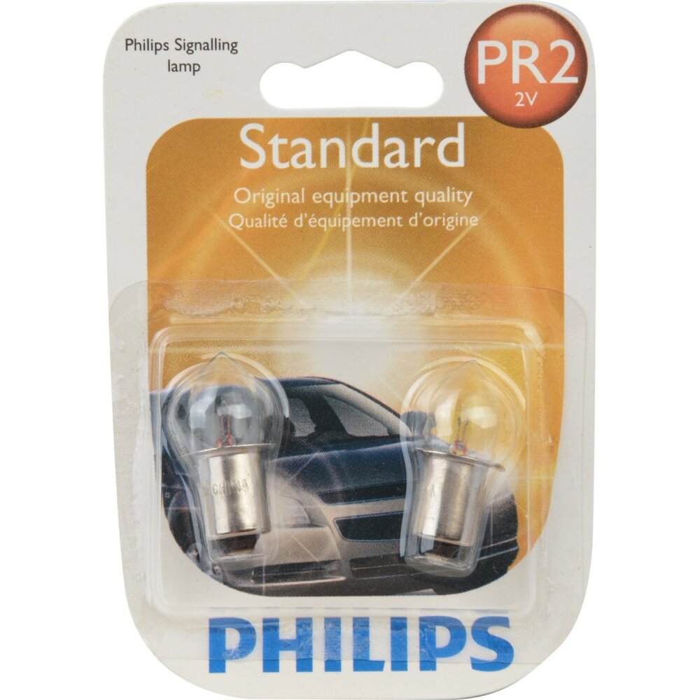 Philips PR2 Standard Miniature Bulbs - 2 Bulbs per Package (PR2B2) Philips PR2 Standard Miniature Bulbs - 2 Bulbs per Package (PR2B2)