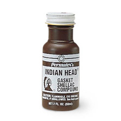 Permatex 20539  Indian Head Gasket Shellac Compound - 2 oz Bottle (5J-1)