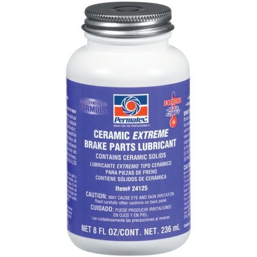 Permatex 24125  Ceramic Extreme Brake Parts Lubricant - 8 oz Brush-top Bottle