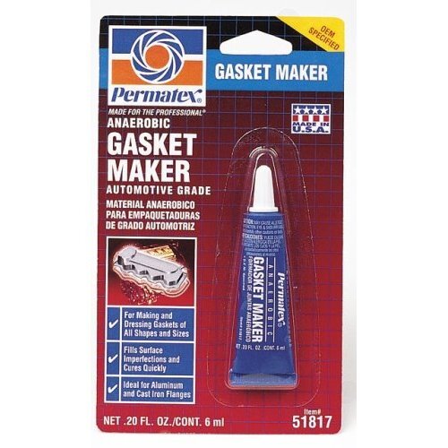 Permatex 51817  Anaerobic Gasket Maker - 6 ml Tube (518)