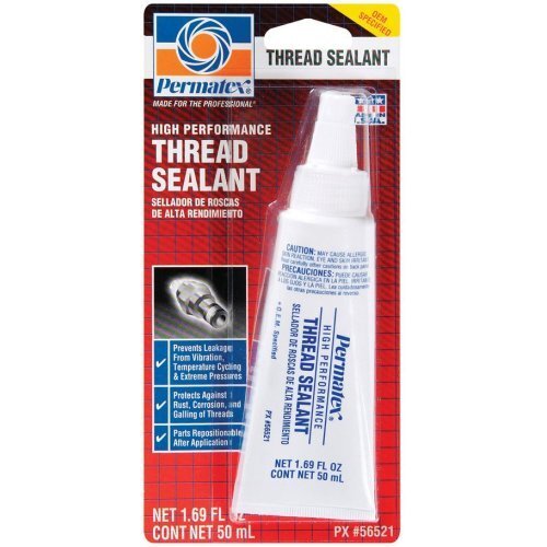 Permatex 56521 High Performance Thread Sealant - 50 ml Tube (565) Permatex 56521 High Performance Thread Sealant - 50 ml Tube (565)