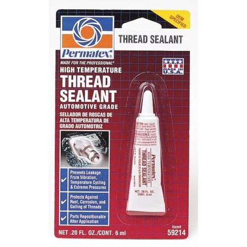 Permatex 59214 High Temperature Thread Sealant - 6 ml Tube (592) Permatex 59214 High Temperature Thread Sealant - 6 ml Tube (592)