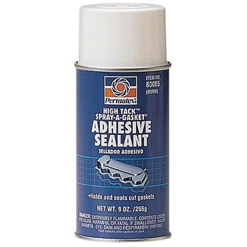 Permatex 80065  High Tack Spray-A-Gasket Sealant - 12 oz Aerosol Can 9 oz net wt. (99MA)