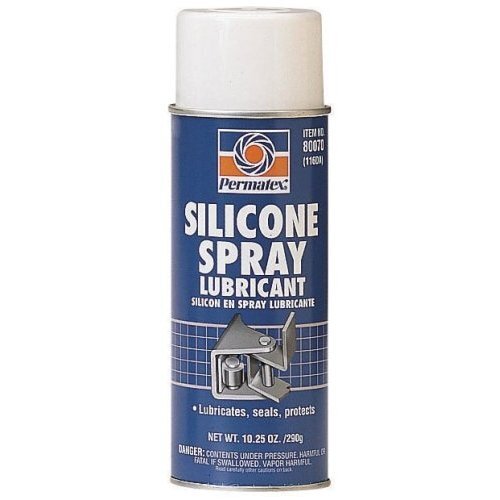 Permatex 80070 Silicone Spray Lubricant - 16 oz Aerosol Can 10.25 oz net wt. (116DA) Permatex 80070 Silicone Spray Lubricant - 16 oz Aerosol Can 10.25 oz net wt. (116DA)